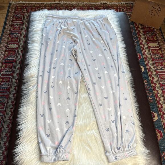 Disney Pale Gray Silky Fleece PJ Set - Picture 4 of 8